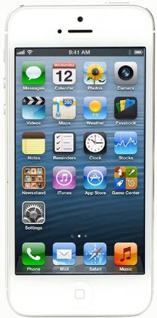 Смартфон Apple iPhone 5 64Gb White & Silver - Миасс