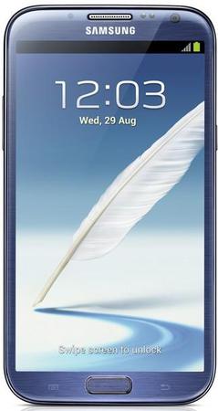 Смартфон Samsung Galaxy Note 2 GT-N7100 Blue - Миасс